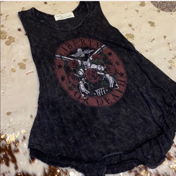 Liberty or Death Country Rocker Soft Flowy Tank - Picture 3 of 4